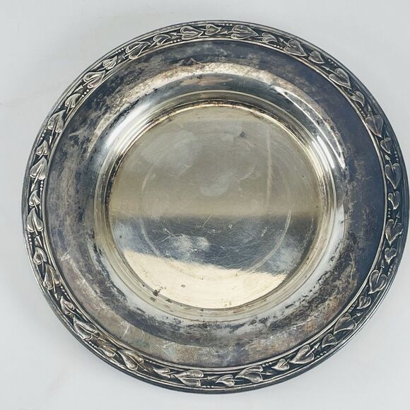WM A Rogers Other - WM A Rogers Meadowbrook Silver plate Candy Trinket Dish Bowl 5.5" Vintage 1930s